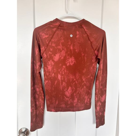 Lululemon Womens Swiftly Tech Long Sleeve 2.0 *Race Top Activewear Running Brown - Picture 8 of 13
